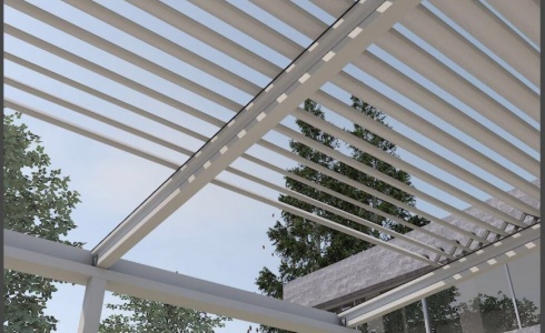 Rolling Roof Pergola